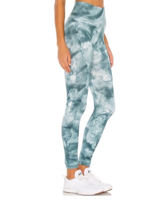 FP Movement by Free People Pants - FP Movement | Good Karma Tie Dye Leggings Athleisure Activewear Ozark Mist M/L